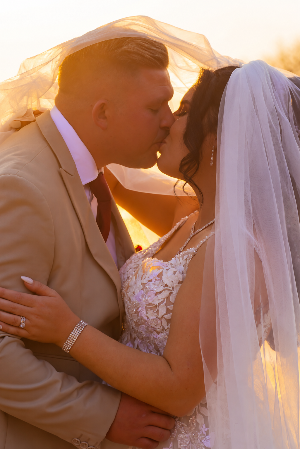 Wedding couple portrait by GM Photography